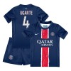 Conjunto (Camiseta+Pantalón Corto) Paris Saint-Germain Manuel Ugarte 4 Primera Equipación 2024-25 - Niño